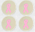 Pink Ribbon Ballmarker - Seto of 4